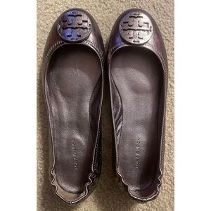 Tory Burch Minnie Travel Ballet With Leather Logo‎